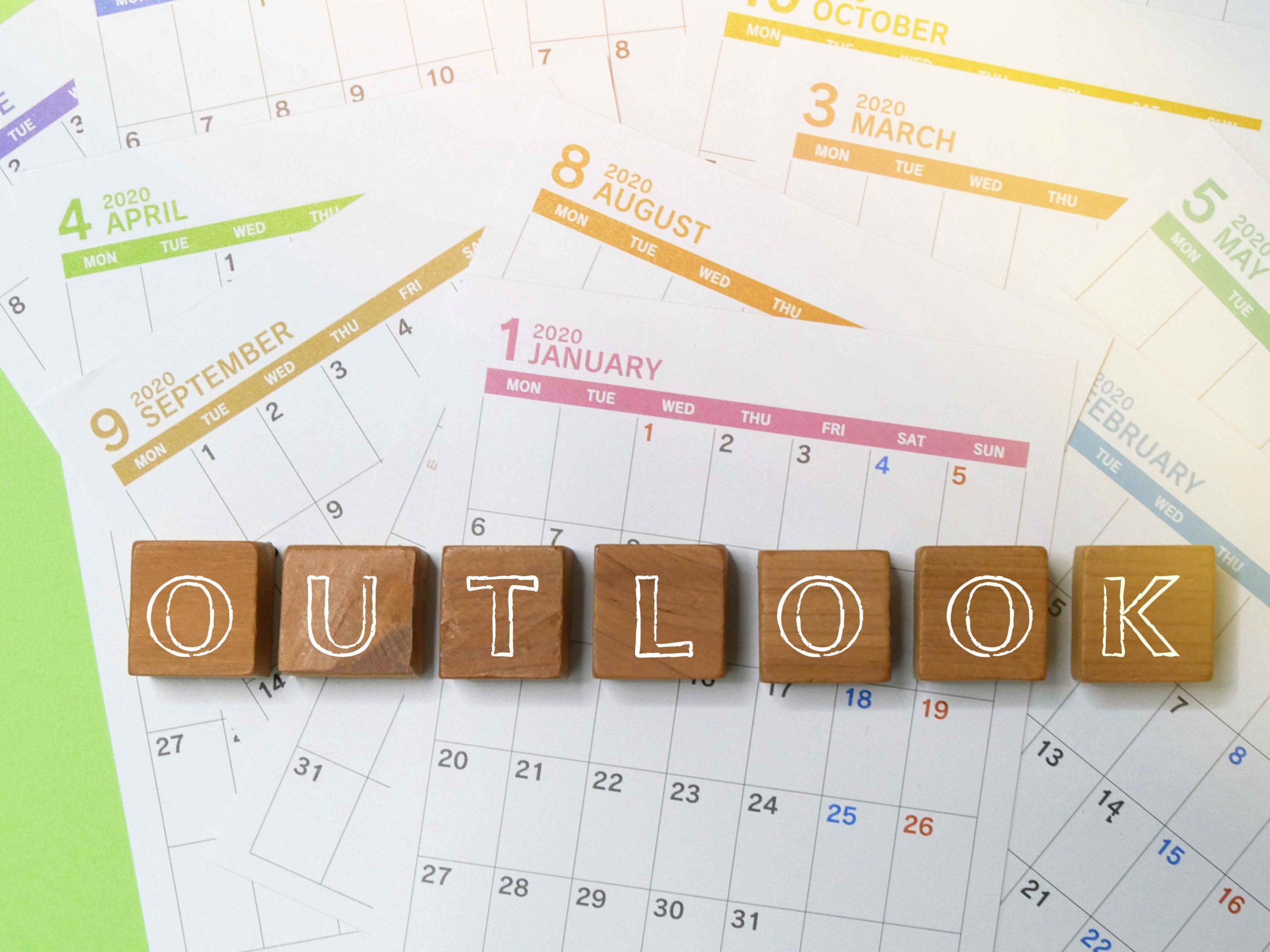 Outlook,Word,On,The,Calendar,In,Year,2020,The,Concept